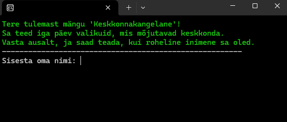 Screenshot of my custom Python game project
