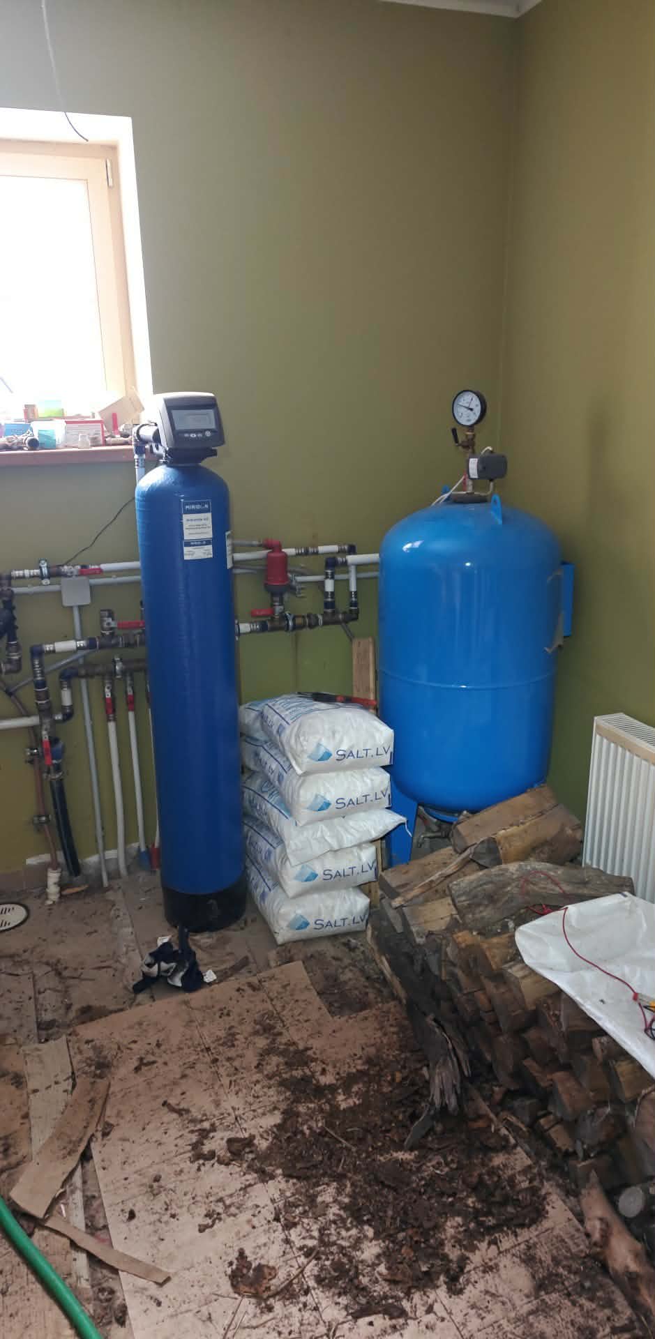 Eramaja veetöötlus- ja pumbasüsteem